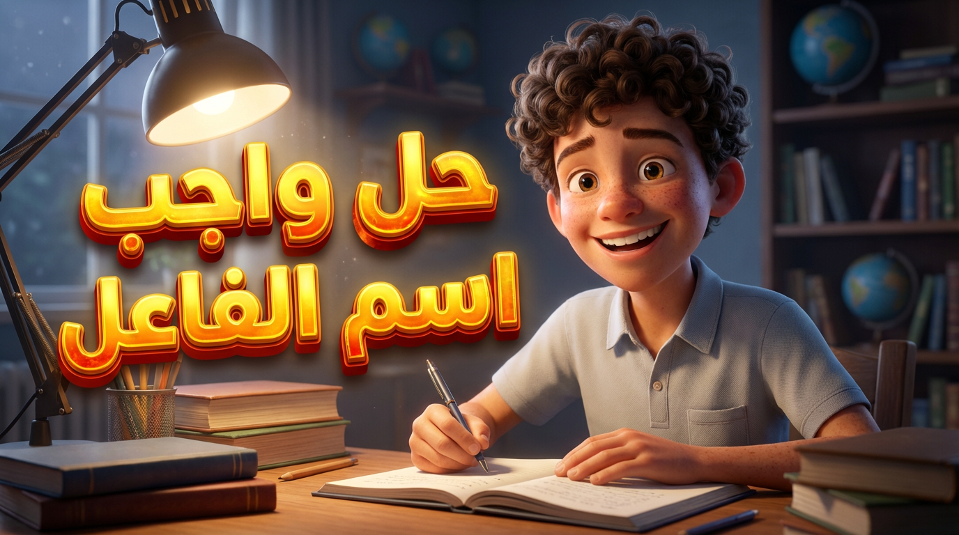 حل واجب اسم الفاعل